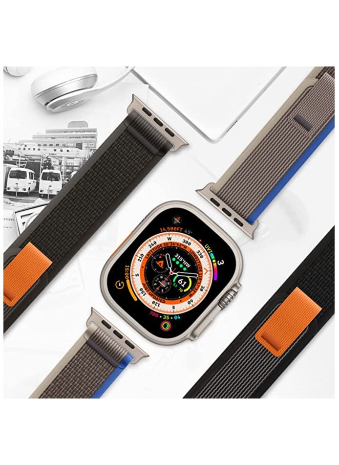 Generic - Trail Loop Watch Band for Apple Watch Ultra 1/2 49mm 46mm 45mm 44mm 42mm, Nylon Sport Strap Compatible with iwatch Series 10 9 8 7 6 5 4 3 2 1 SE - Image 1