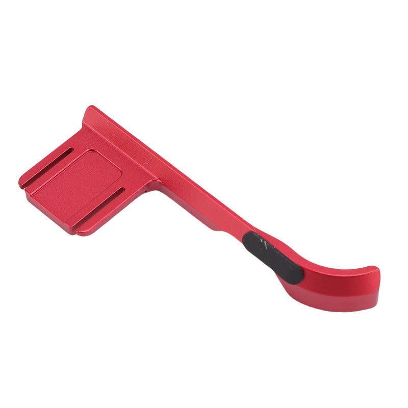 Camera Thumb Grip Red Aluminum Alloy Construction - Ergonomic Thumb Rest for X M5 Camera Long Filming Sessions - Dust Proof Hot Shoe Cover for Photography - Image 5