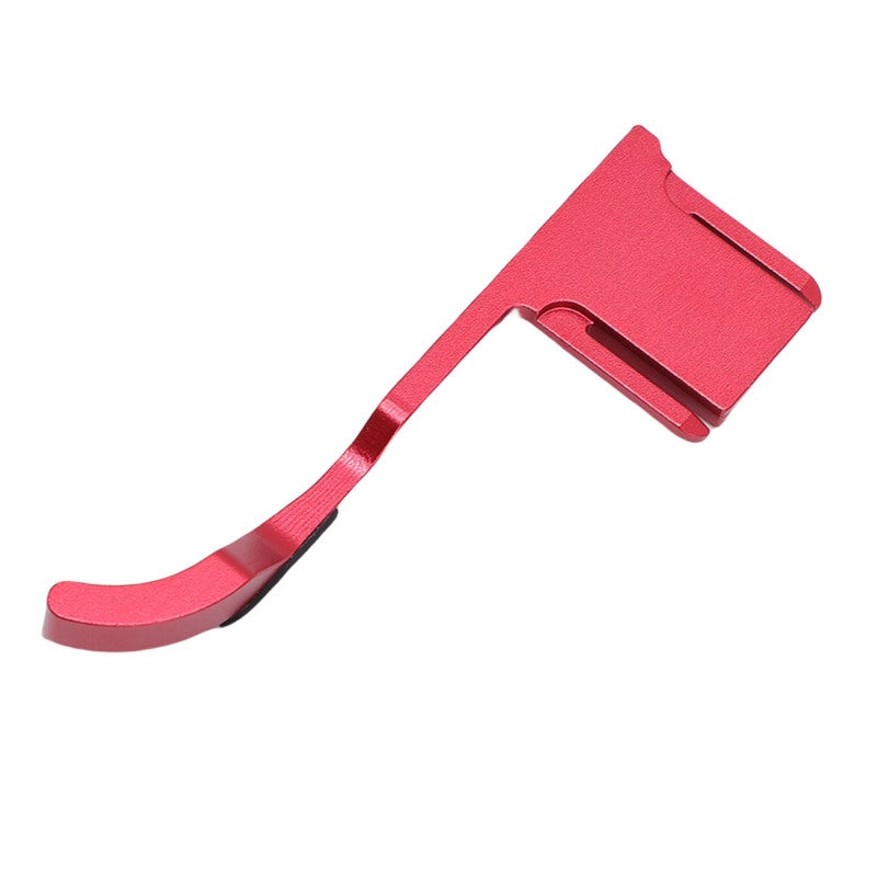 Camera Thumb Grip Red Aluminum Alloy Construction - Ergonomic Thumb Rest for X M5 Camera Long Filming Sessions - Dust Proof Hot Shoe Cover for Photography - Image 4