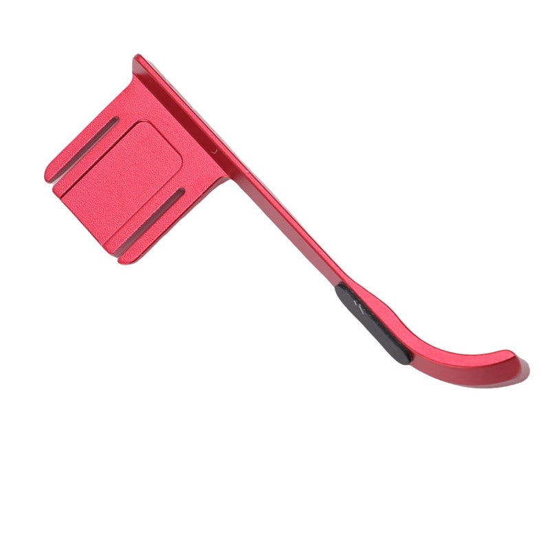 Camera Thumb Grip Red Aluminum Alloy Construction - Ergonomic Thumb Rest for X M5 Camera Long Filming Sessions - Dust Proof Hot Shoe Cover for Photography - Image 2