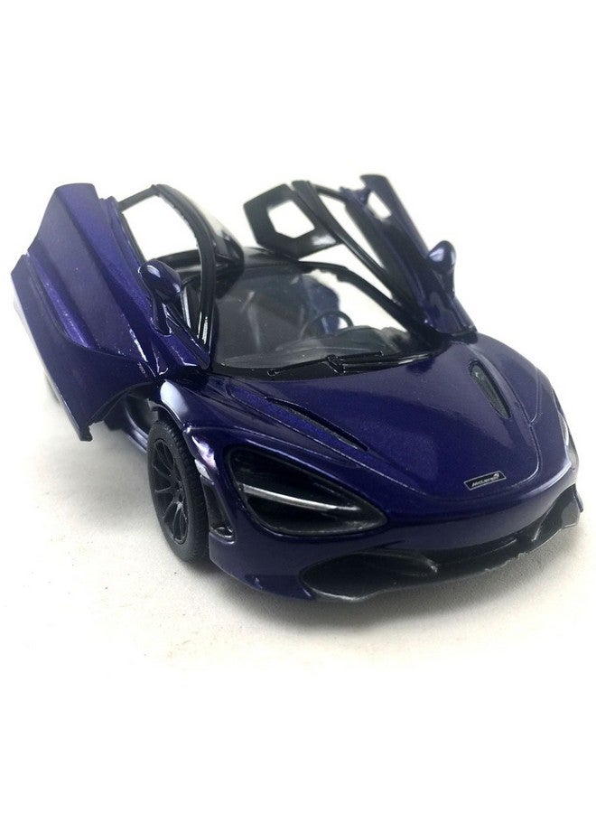 KiNSMART McLaren 720s Purlple 5 Inch 1:36 Scale Die Cast Metal Model Toy Super Sports Car - Image 3
