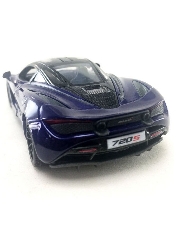 KiNSMART McLaren 720s Purlple 5 Inch 1:36 Scale Die Cast Metal Model Toy Super Sports Car - Image 2