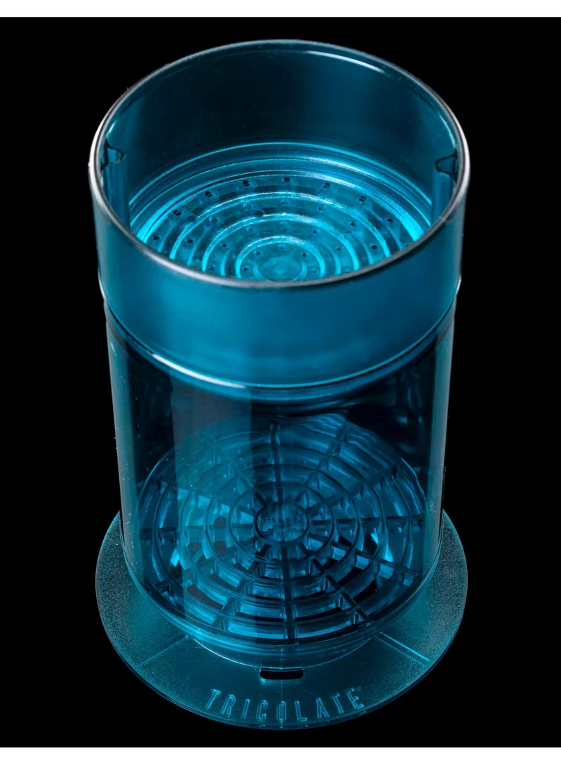 Tricolate Pour Over Coffee Brewer - Aqua Blue - Image 3