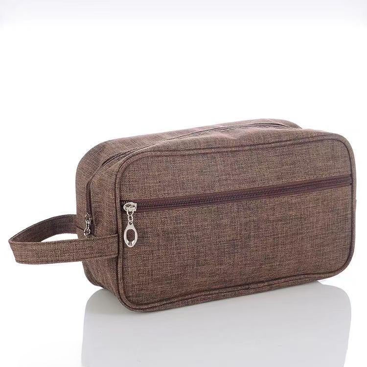 Large Capacity Mens Organizer Handbag 600D coffee 