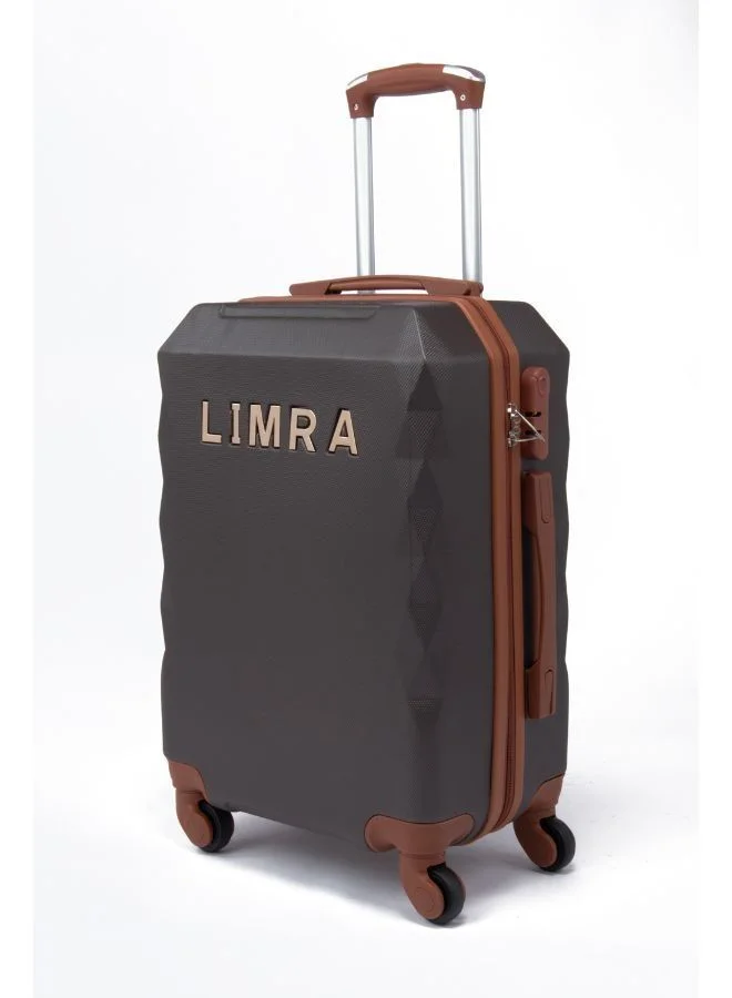 LIMRA Luggage Trolley Bags set of 5 Pcs Coffee