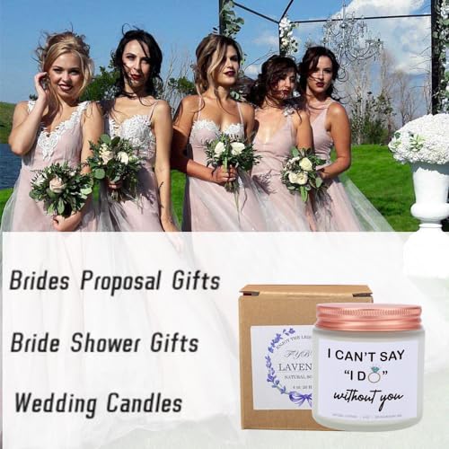 GSFY I Can't Say I Do Without You Lavender Scented Candle, Bridesmaid Proposal Gifts for Engagement, Girlfriend, Husband, Boyfriend, Wedding Day, Bachelorette Party - Image 5