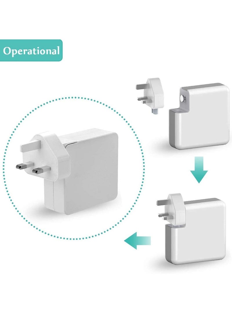Plug Adapter for MacBook Wall Adapter AC Plug Power Adapter Plug - Image 2