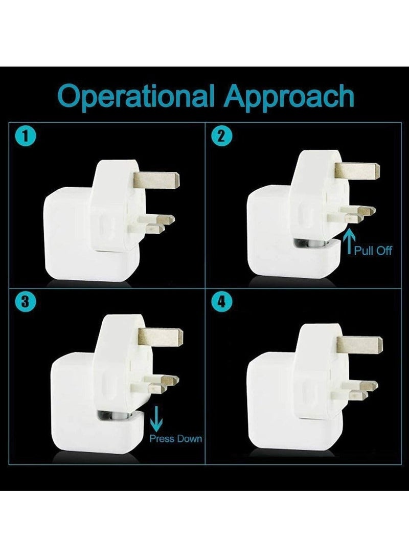 Plug Adapter for MacBook Wall Adapter AC Plug Power Adapter Plug - Image 3