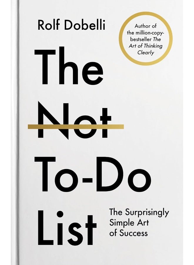 قائمة الأشياء التي لا يجب القيام بها: الفن البسيط المدهش للنجاح - Image 1