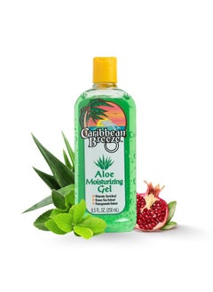 Aloe Moisturizing Gel Citrus Mango Aloe Vera Gel For Skin Vitamin Enriched With Green Tea And Pomegranate Extracts 100% Aloe Vera Gel For Face And Body 8.5 Oz (250 Ml)