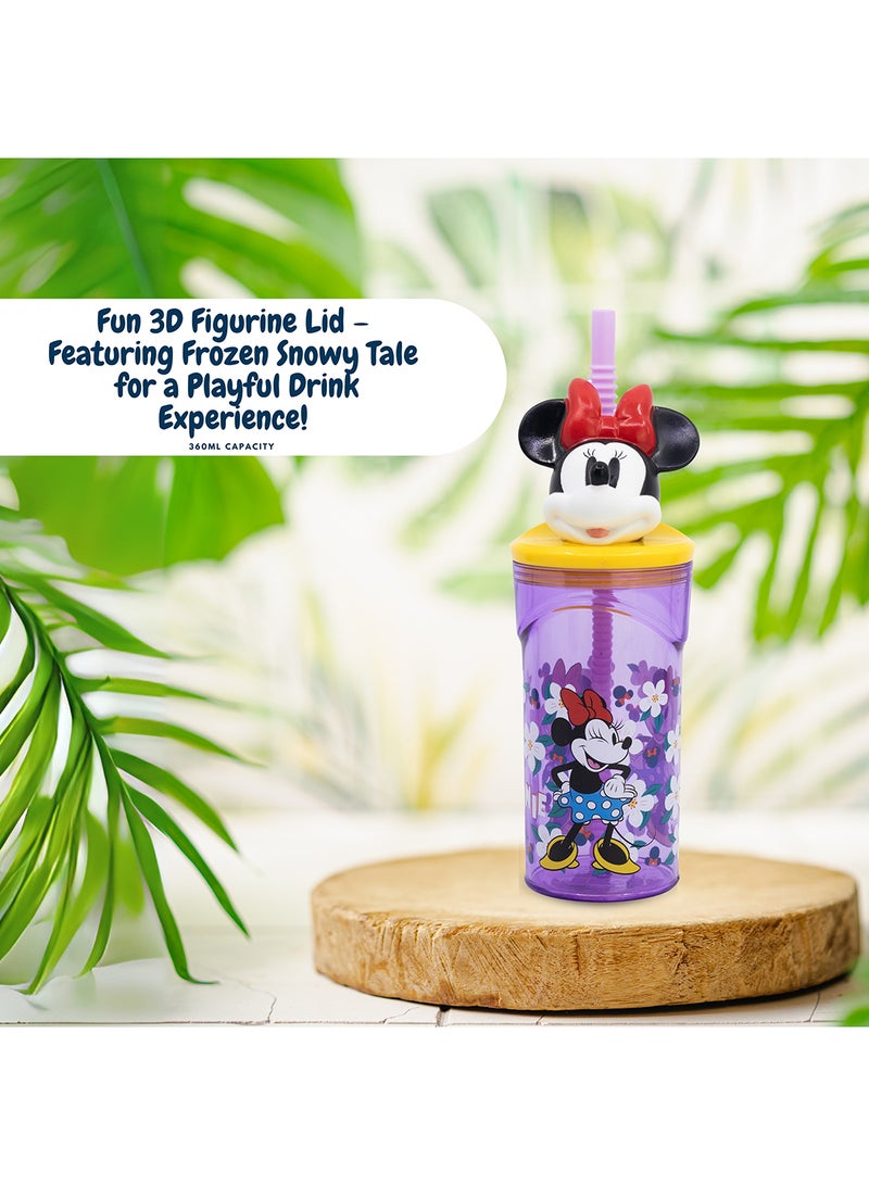 STOR Minnie 3D Figurine Tumbler Water Bottle For Kids 360 ML - Image 4