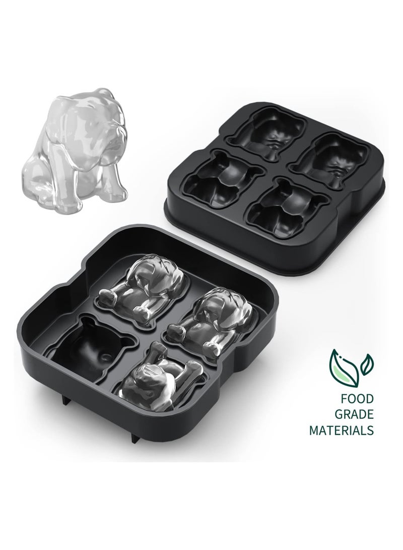 general 4-compartment silicone ice cube tray - 3D ice ball silicone ice cube mould - a fun new way to make ice cubes - Image 4