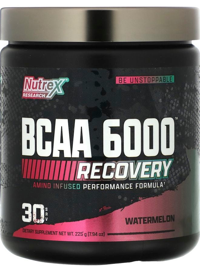 Nutrex Research BCAA 6000 Recovery Watermelon 7.94 oz (225 g) - Image 1
