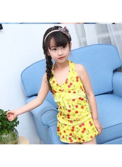 Five-piece Boxer Shorts Primary School Students Swimsuit Children Girls Swimsuit Girls Middle School Children Girls Kindergarten Style-Color:1212 Yellow Special Big Sale-Size:Size 14 105-115cm 19.5-24kg