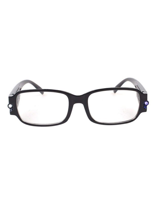 LED Light Magnifier Square Reading Eyeglasses - Image 1