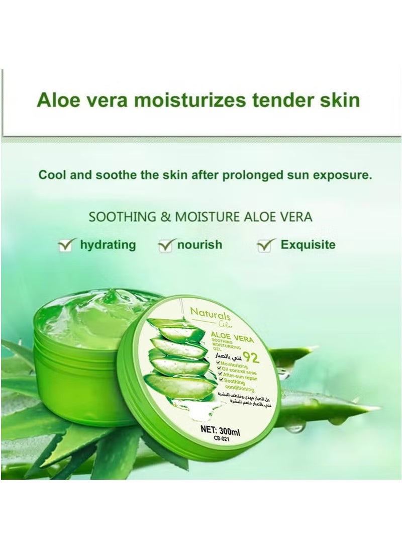 Nature Repeat 92% Soothing Aloe Vera Gel 300ml - Image 2