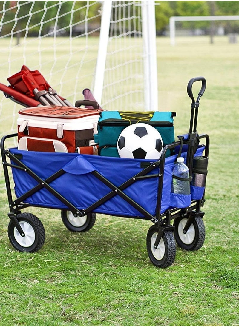 BOSS LIFE STYLE - Ultra-Convenient Folding Wagon with Large Capacity and Easy Transport For Loading Water Cans, Shopping Items, Heavy Items - Image 1