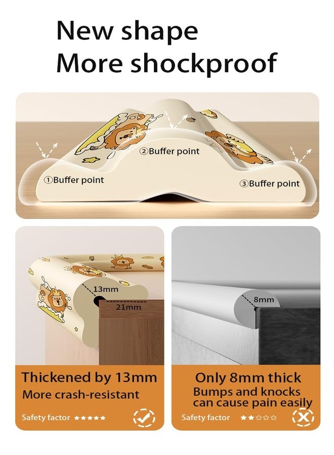 ClickFit Baby Safety Edge and Corner Guards, 2m Length, Cartoon Bear Pattern, Foam Protection (Grey) - Image 3