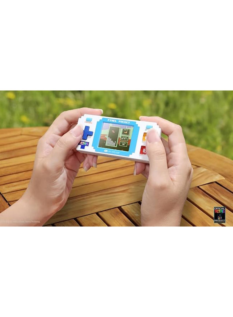 My Arcade Pixel Pocket Tetris Mini Portable Gaming System (white/blue) - Image 2