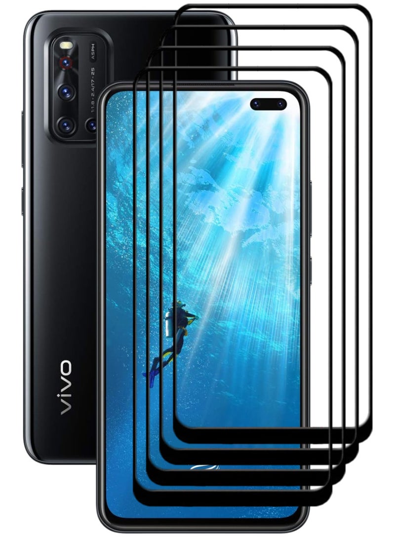 ACLIX 5 Pieces Antistatic ESD Dustproof Premium Quality High Definition Tempered Glass Screen Protector Designed For vivo V19 - Image 1