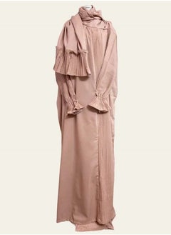 A prayer sheet of the type of robe with an attached veil and slits that add to its beauty and elegance