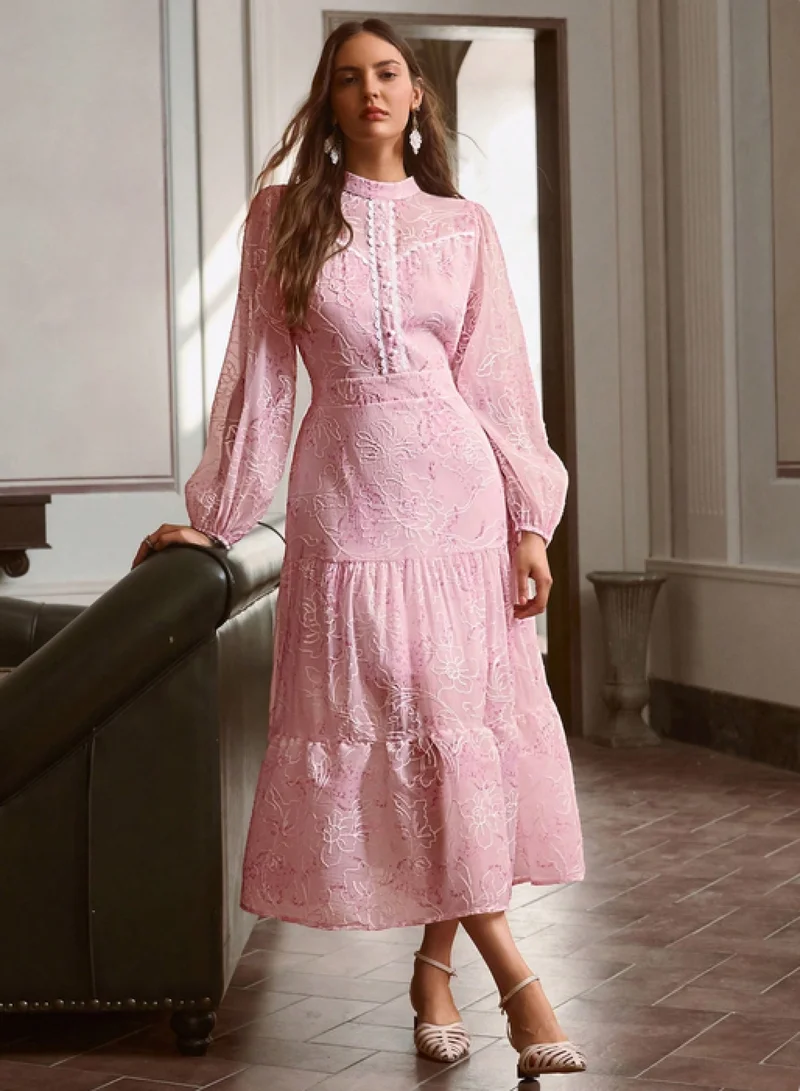SIMPLEE Women's Summer Elegant DressLight & Comfortable Lightweight Cotton Blend Perfect for Outings