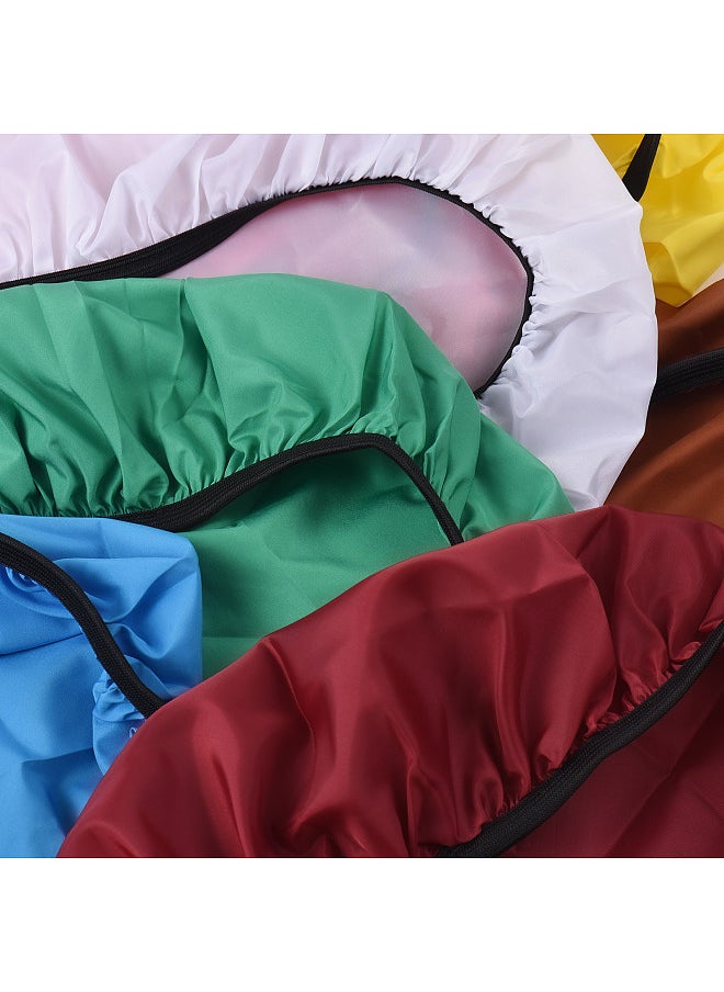 Generic 7pcs 42cm Photography Light Shade Cloth Soft Diffuser Cover Blue/Red/Green/White/Yellow/Brown/Purple Compatible for Studio Strobe Bowen Mount Standard Reflector  - Image 3