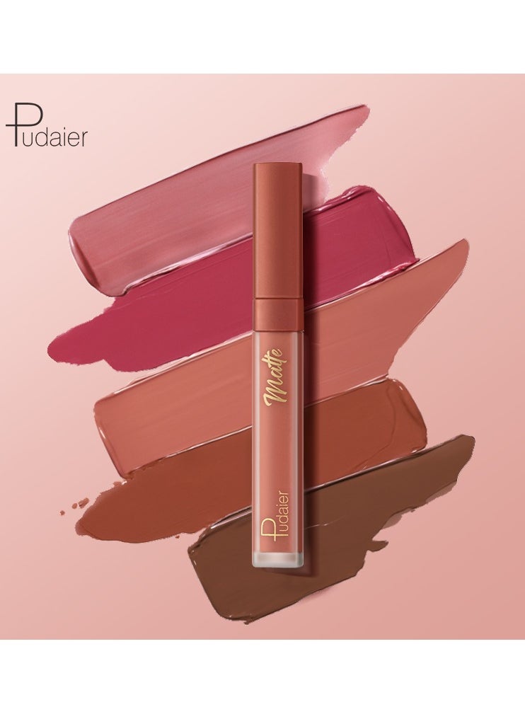 pudaier - Pudaier Water Mist Liquid Lipstick: Rich Pigmentation & Hydrating Matte Finish Waterproof, Smudge-Proof, Long-Lasting Comfort – Shade 11# - Image 1
