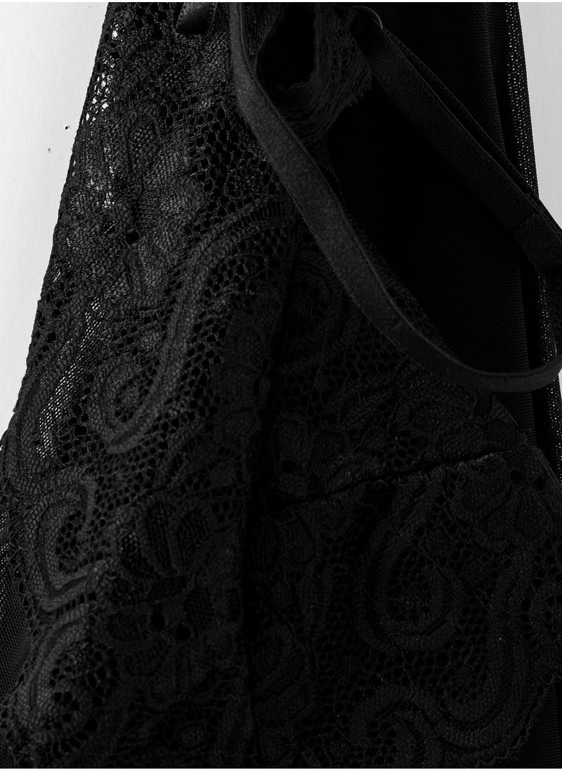 Lacy Dreams فستان دمية بيبي مع سروال داخلي  - Image 5