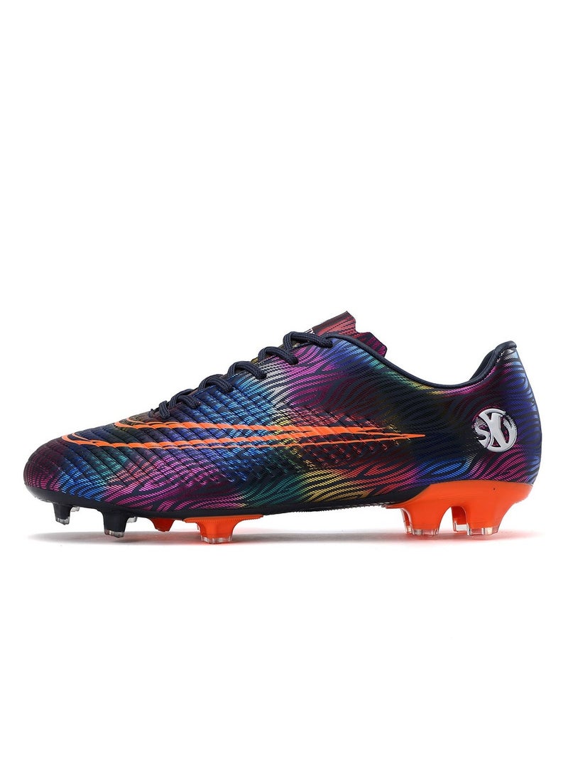 SKY WING Men's Soccer Shoes Cleats Professional Low-Top Breathable Athletic Football Spikes Boots Outdoor Indoor Sneakers - Image 2