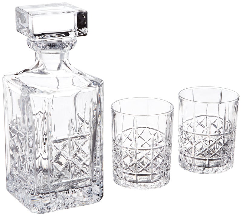 Marquis by Waterford Brady Decanter & DOF Pair, Clear - Image 4
