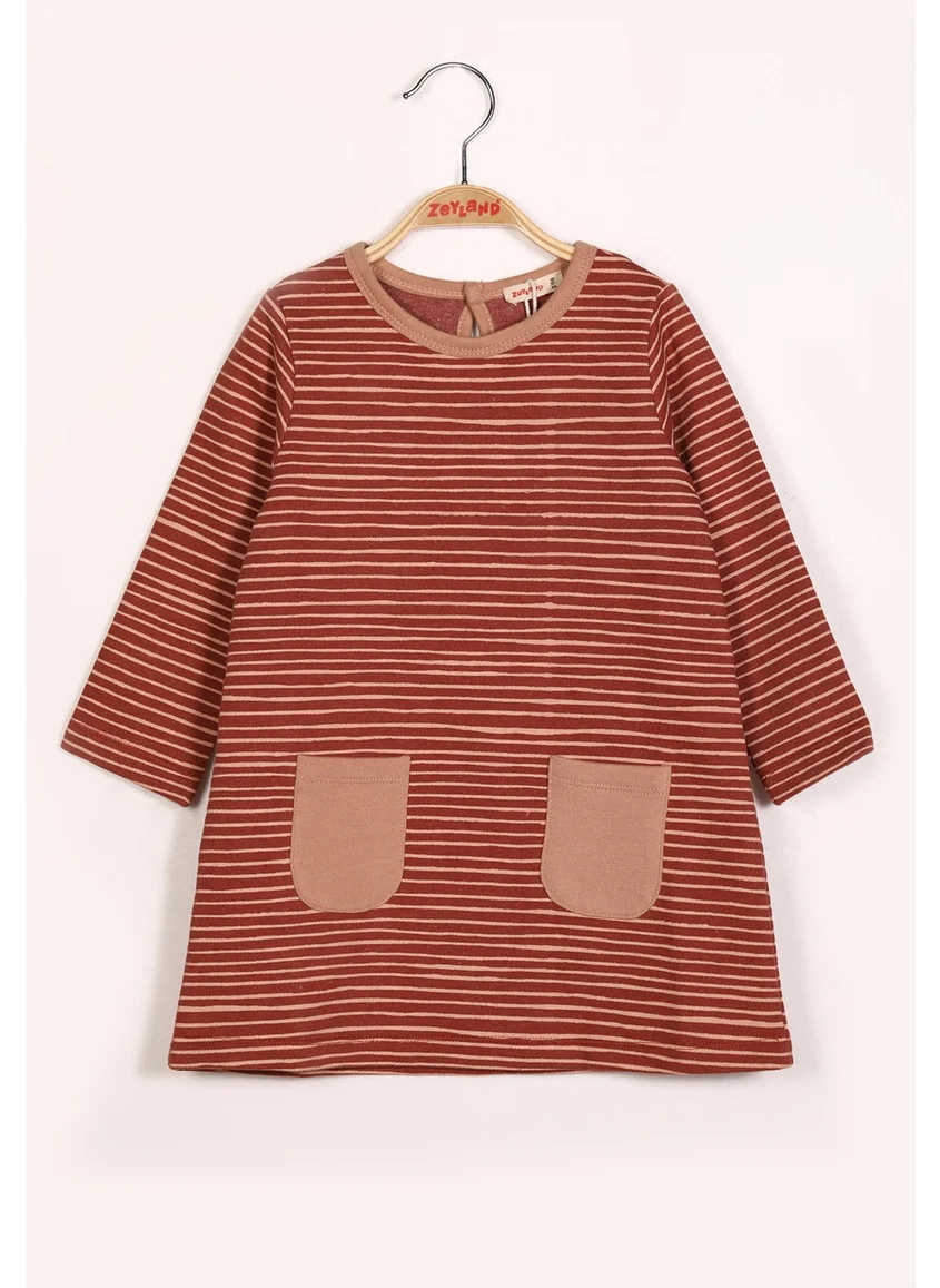 Zeyland Girl Striped Pocket Dress (2-7 years old)