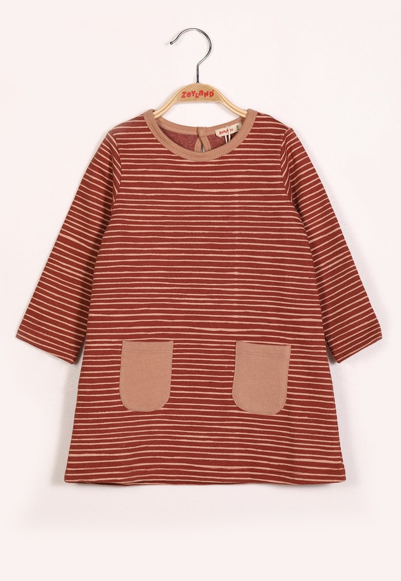 Zeyland Striped Pocket Dress  - Image 1
