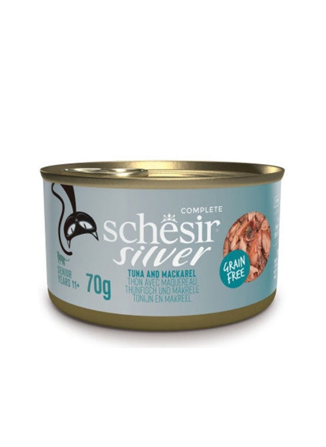 Schesir Silver Senior Cat Wholefood Tuna And Mackerel 70g - pzsku/Z715092939D2A6853AA4FZ/45/_/1741606772/e22c6feb-7cf2-4975-ba24-87e85f126f27