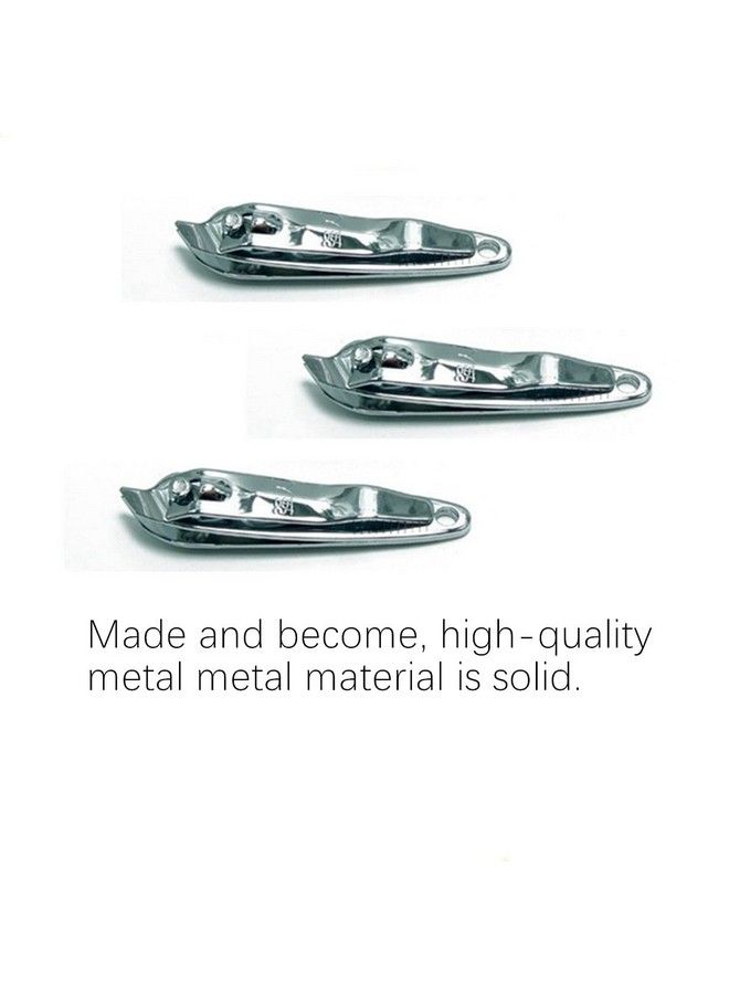 AISIBO Metal Slanted Edge Nail Cutting Clippers 3Pcs Slanted Edge Nail Clippers Slanted Edge Nail Cutter Pedicure Manicure Tool - Image 4