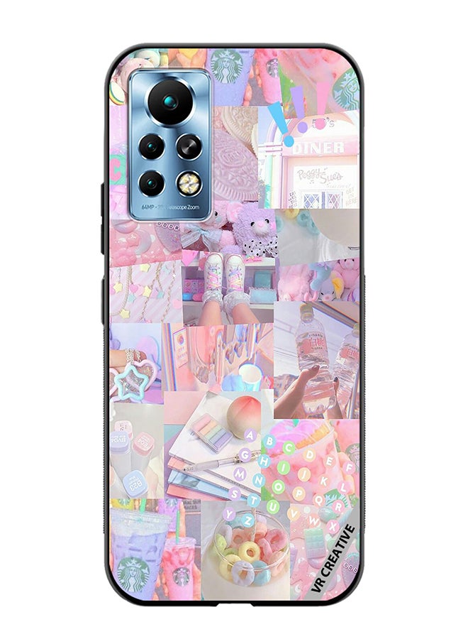 VR CREATIVE Protective Case Cover For Infinix Note 11 Pro Cute Collage Design Multicolour - Image 1