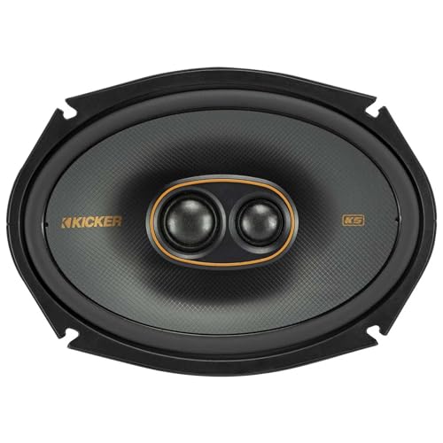 Kicker 51KSC69304 KS-Series 6x9 3-Way Speakers with 1" and .75" tweeters, 4-Ohm, Pair - Image 2