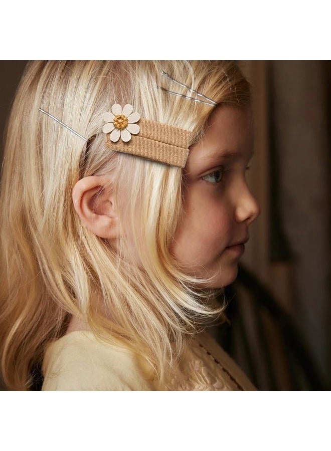 Fancy Clouds flower butterfly Hair Clips for Girls, 20Pcs Fully Lined Alligator Clips for Fine Hair, Handmade Hair Accessories and Barrettes for Baby Toddler Kid School Girls - Image 5