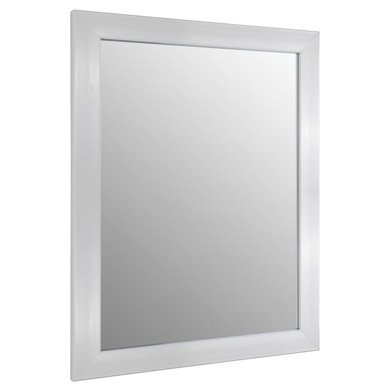 Ruomeng Rectangular Wall Mirror 16" x 20" for Bathroom, Bedroom, Entryway, Living Room, Nickel - Image 1
