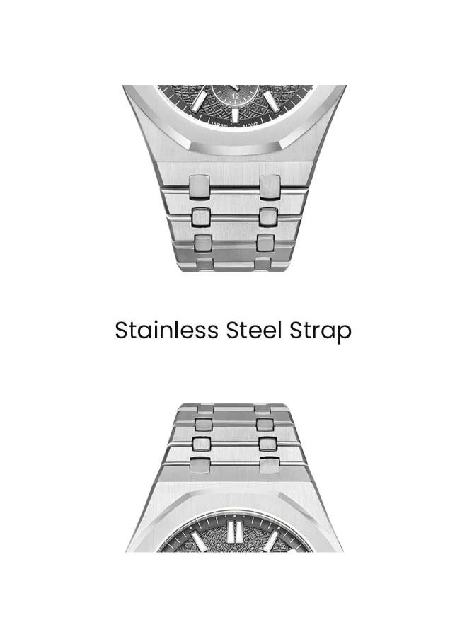 TORNADO Men's Stainless Steel Multi Function Watch T23104-SBSX - 41x51 mm