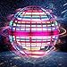 LEMATRIX Flying Orb Ball Toy Hover Ball Boomerang Fly Fidget Spinner Cool Toys Gifts for 6 7 8 9 10 11 12 Years Old boy Girls Teens Hand Mini Drone Cosmic Globe Indoor Outdoor Toys Pink - Image 4