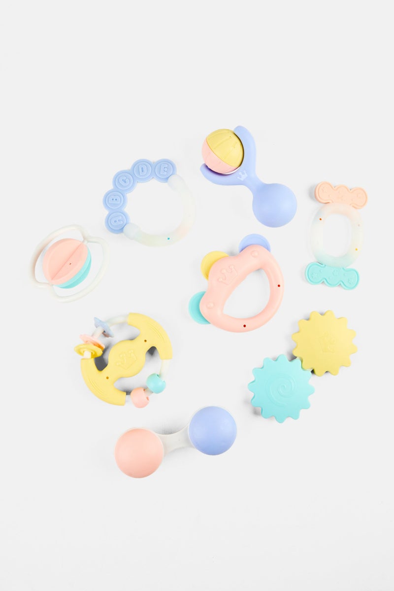 Preschool Fun 8 Pieces New Ring Bell Rattles  - Image 3