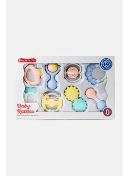 Preschool Fun 8 Pieces New Ring Bell Rattles  - Image 1