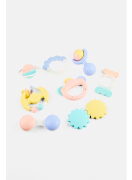 Preschool Fun 8 Pieces New Ring Bell Rattles  - Image 4
