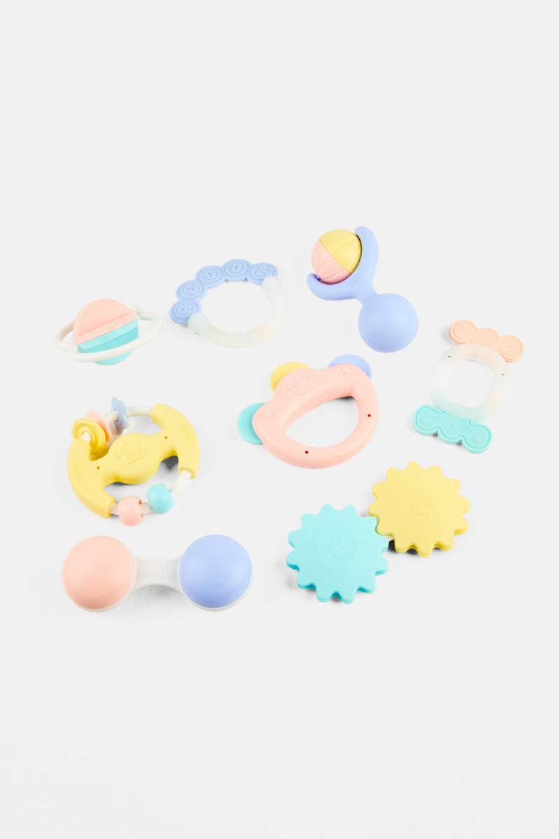Preschool Fun 8 Pieces New Ring Bell Rattles  - Image 4