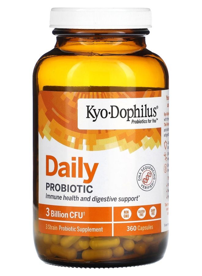 kyolic Kyo-Dophilus Daily Probiotic 3 Billion CFU 360 Capsules