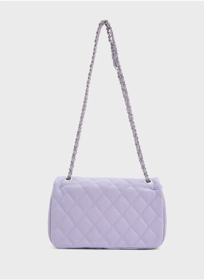 ايلا Classic Quilted Crossbody Bag