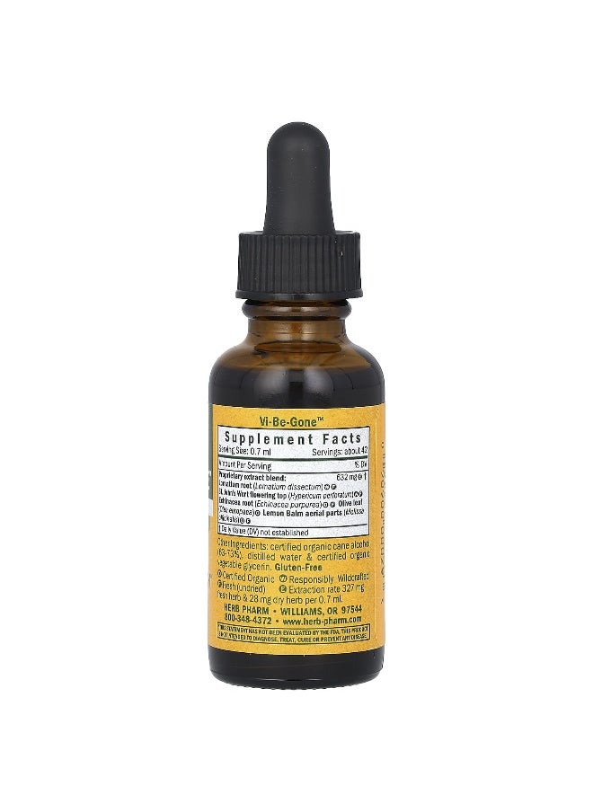 HERB PHARM - Herb Pharm, Vi-Be-Gone, 1 fl oz (30 ml) - Image 1