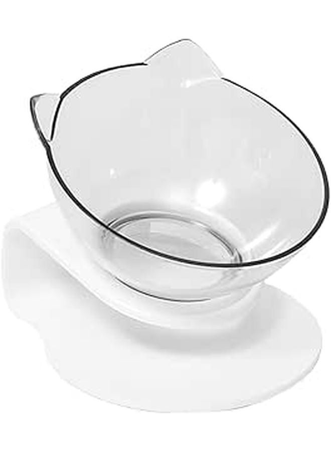 15 Degree Tilted Cat Bowl For Neck Protection Easy To Use Pet Feeding Dish - Image 1