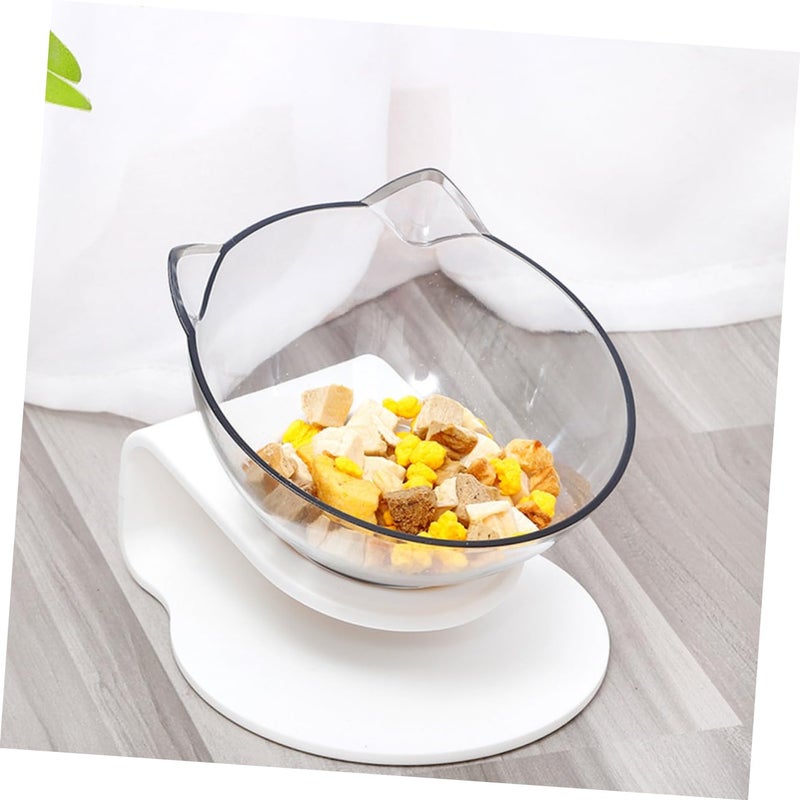 15 Degree Tilted Cat Bowl For Neck Protection Easy To Use Pet Feeding Dish - Image 4